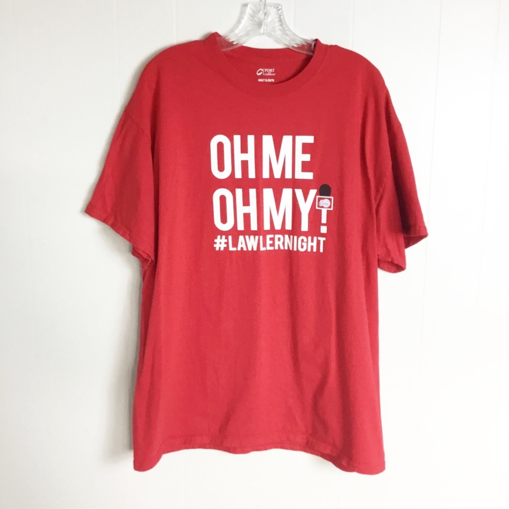 Clippers Red Basketball Tee Shirt Red Size XL